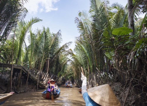クチトンネル観光 + メコン川クルーズ